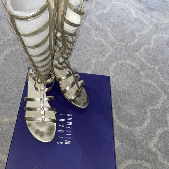 Stuart Weizman Gladiator Sandals - Picture 1 of 4